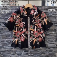 T1535 Short batik Blouse