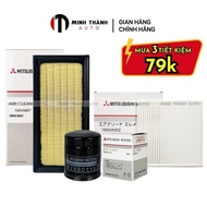 Combo of 3 types of Mitsubishi Xpander filters (18-22): Engine air filter 1500A687 + Air conditioner
