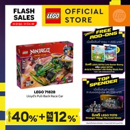 LEGO NINJAGO 71828 Lloyds Pull-Back Race Car (181 Pieces) Building Blocks Kids Toy