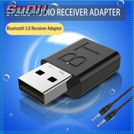 SUQI Bluetooth 5.0 Receiver Adapter USB Power Wireless AUX For Car Radio Auto Bluetooth