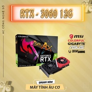 VGA Video Card RTX 3060 12GB MSI - ASUS - GIGABYTE - ASRock - COLORFUL (Old NO BOX) - Bh 3T