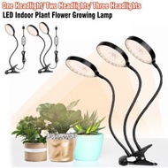 [1頭燈15W] 照明LED植物燈 太陽光植物生長燈 防水夾子USB全光譜燈 [平行進口]