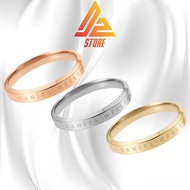 DW v1 Classic unisex ring Titanium doublebag 316L
