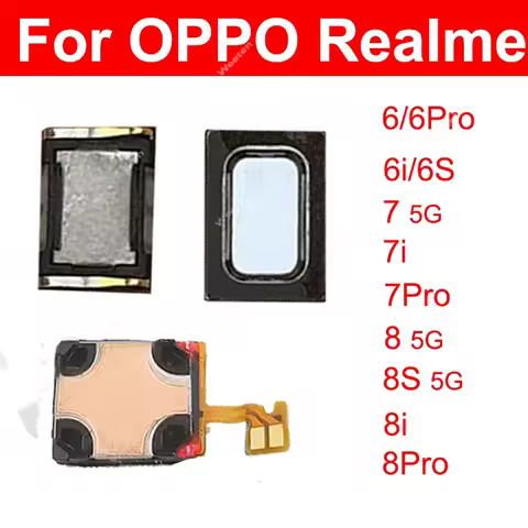 Earpiece Speaker Flex Cable For Realme 6 6i 6S 7 Pro 7i 8 Pro 8i 8S Top Ear Speaker Receiver Earphon