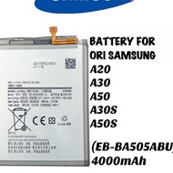 GOU.ORI BATTERY FOR SM A20 A30 A50 A30s A50s EB-BA505ABU A205 A305f A505 A307F A507 BA505ABN 4000mAh