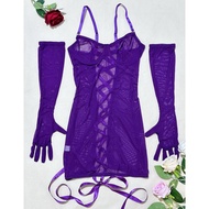 Bikini Suspender Bodysuit - Transparent & Body Shaping