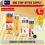 Stabilo Fineliner Pen Point 88 / Pensel Warna / Point 88 Fineliner Pen / 0.4mm / Colour Pencils / Ne