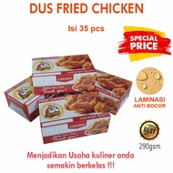 Fried Chicken Box (contents 35) / Fried Chicken Box / Fried Chicken Cardboard / Fried Chicken Box / 