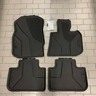 แผ่นยางปูพื้นด้านหน้าและหลัง Floormats -All weather black -RHD- original BMW (X3 G01X3 M F97iX3 G08)