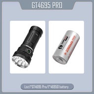 EDC ตะเกียงตั้งแคมป์อลูมิเนียมป้องกันตนเองไฟฉายกลางแจ้งตกปลา520เมตรไฟฉาย20000ลูเมน46950แบตเตอรี่ลิเธ