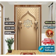 Middle East Themed Mihrab MUSHOLLA Room Decoration Sticker Home MIHRAB Mosque WALLPAPER