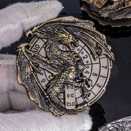 7-In-1 Wheel Metal D&D Rotating Dice - Role Playing Dice Gift For Dungeon And Dragon Game -