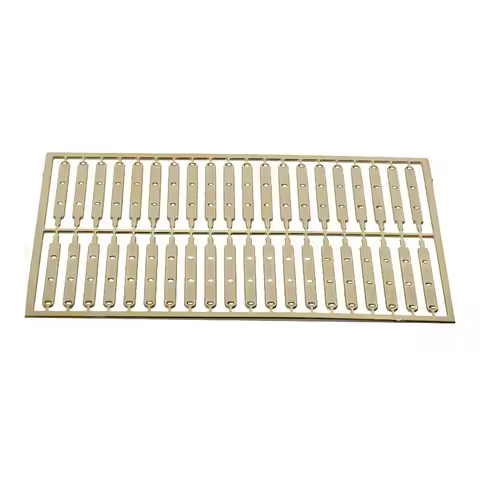 1Set 1:48 RC Simulated Boat Model Etched Plate PE Railing Height 22mm Brass Etching Handrail for DIY