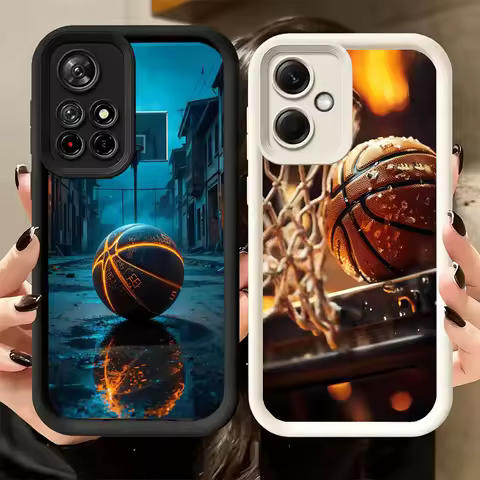 Phone Case for Xiaomi Poco X7 X6 X5 X3 Pro Basketball Basket Sports Shell M8 M7 M6 M5S X4 Redmi 15C 