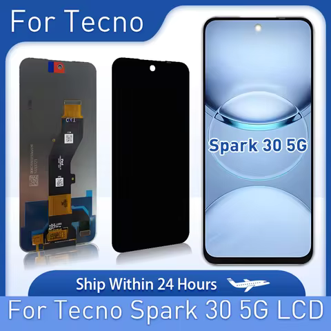 6.67" High Quality For Tecno Spark 30 30C 5G KL8 LCD display Assembly touch screen digitizer For Tec