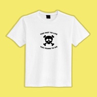 TOO YOUNG TO DIE 骷髏頭 衣服 黑T T恤 童裝 短袖 純棉 涼感衣