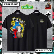 100% PREMIUM COTTON OFFWH1TE SESAME STREET 3 Cotton Tshirt T Shirt Men Women Unisex Baju Lelaki Wani