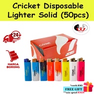 Cricket Disposable Lighter Solid (50pcs)