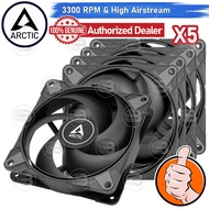 [CoolBlasterThai] ARCTIC P12 Max Black 3300 RPM (size 120 mm.) X5 Value Pack PC Fan Case ประกัน 6 ปี