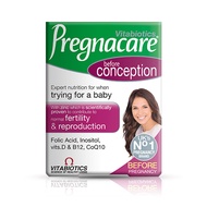 {UU61} pregnacare UK Vitabell Pregnacare prepares women for non-active folate with co q10 before pre