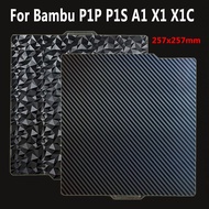 P1P P1S A1 X1C X1 Plate Smooth PEI Sheet for Bambu Lab Build Plate Double Sided Printing Heatbed for