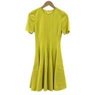 Oscar de la Renta Dress Size 0 Women Short sleeves mustard Direct from Japan Secondhand