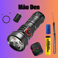 Đèn Pin Cầm Tay Mini Siêu Sáng BT 45 Trang Bị 5 Led P55 Sáng 2400lumen Bản Full Kèm 2 Pin