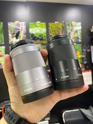 Canon M 55-200mm  銀/黑！少有！