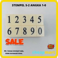 S-2 Number Stamp 1-0 Number Stamp Number Assembly Stamp
