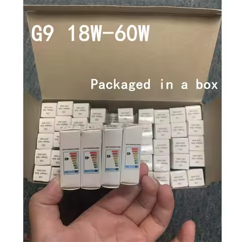 5/10/20/50PCS G9 230V 18W 25W 33W 40W 60W LED Lamp Bulbs Inserted Beads Crystal Lamp Halogen Bulb Ec