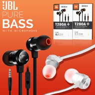 Handsfree HEADSET JBL HANDSFREE JBL T-280 A Plus EARPHONES UNIVERSAL EXTRA BASS HEADSET