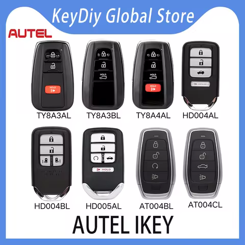 Autel IKEY TY8A3AL HD004AL TY8A3BL HD004BL TY8A4AL HD005AL AT004CL AT004BL keyless universal smart k