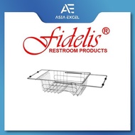 FIDELIS FT-9300 OVER-SINK STAINLESS STEEL RETRACTABLE DISH DRAINER