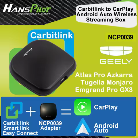 NCP0039 Geely Monjaro Tugella Atlas Pro Emgrand Pro GX3 Azkarra carbitlink easy connect adapter To C