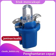 10Pcs LED Bulb Meter Dash B8-5D T5 Lamp with Holder Blue Tuning Auto Car Light