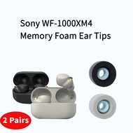 2PCS Memory Foam Ear Tips for Sony WF-1000XM4 Earbuds Tips Anti-Slip Noise Canceling Dust Filter