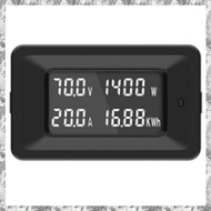 [I O J E] DC 70V Max 20A Digital Voltage Current Meter LCD Display 4 in 1 Voltmeter Ammeter Power  M