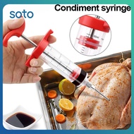 ♫ Turkey Syringe Seasoning Injection Meat Tools Marinade Syringe Kitchen Kitchen Tools Kitchen Syringe With Stainless Steel Needle Seasoning Syringe Steak Sauce Syringe