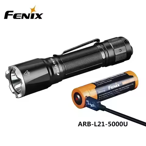 NEW Fenix TK16 V2.0 3100 Lumens Waterproof and Strong light Tactical Flashlight Built in 5000mAh Bat