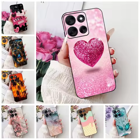 For Moto G56 5G Case XT2529-2 Luxury Flowers Love Cute Cool Painted Back Cover For Motorola G56 Moto