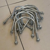 U bolt klem pipa besi 6 inch