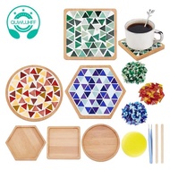 Mosaic Coaster Making Kit for DIY Mosaic Coaster Crafts Kit Handmade Mosaic Coaster Making Kit for B