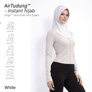 888.co AirTudung - Instant Hijab Sport Hijab Tudung Sukan White