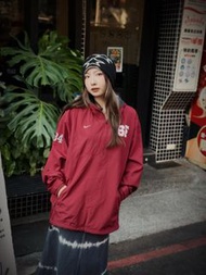 Nike酒紅色衝鋒衣anorak