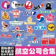 3M airline stickers stickers rimowa luggage suitcase travel luggage stickers computer stickers