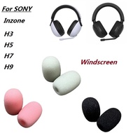 Replacement windscreen For SONY INZONE H3 H5 H7 H9 Games headphones replacement memory foam mic foam