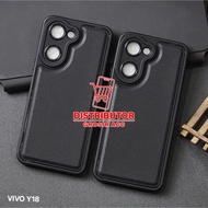 VIVO Y18 CASE LEATHER PRO CASE BLACK VIVO Y18