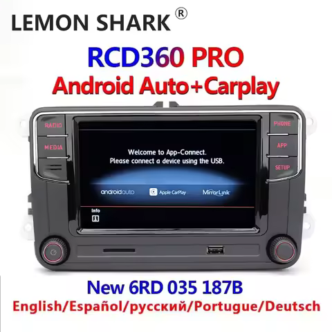 NONAME RCD360 PRO Carplay Car Radio New RCD330 Android Auto MIB Radio For VW Golf 5 6 Jetta MK5 MK6 