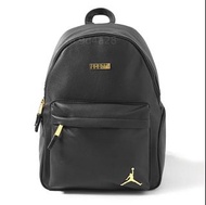 外國預訂 Nike Air Jordan 金屬logo 皮質背包 2色可選 高質男包 7天到貨