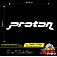 PROTON (0LD) FONT STICKER 1PCS #proton #wira #saga #cuttingsticker #oldskol #windscreen